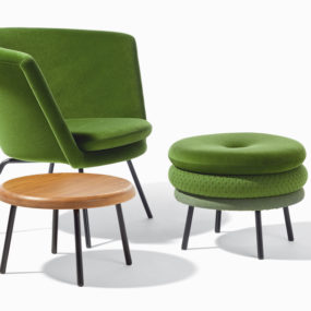 Padded Chairs, Stools and Footstools by Richard Lampert